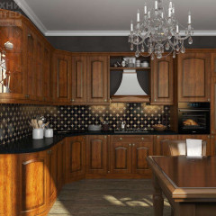 Кухня МДФ Пленка Эмили Дуб Оксфорд