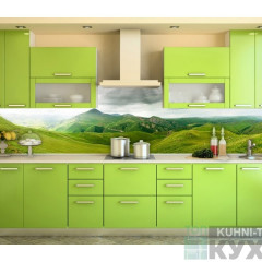 Кухня “Green tea” глянец