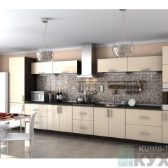 Кухня Гламур ваниль глянцевая