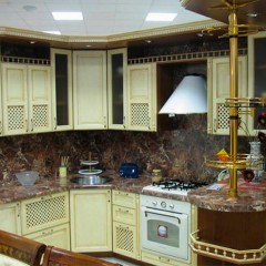 Угловая кухня МДФ Пленка «Прованс-2»