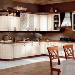 Угловая кухня МДФ Пленка «Ницца»