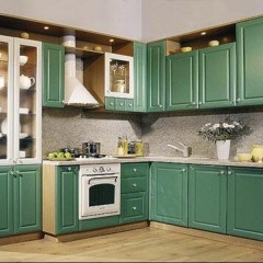 Угловая кухня «Малахит»