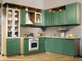 Угловая кухня «Малахит»
