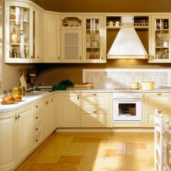 Угловая кухня МДФ пленка «Кантри»