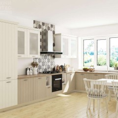 Кухня МДФ Пластик Страйп