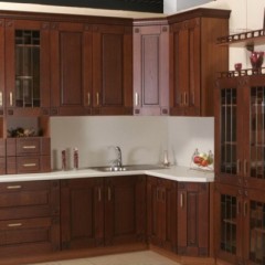 Кухня МДФ пластик Анже Коричневая