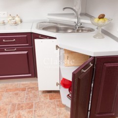 Кухня МДФ Классика вишня