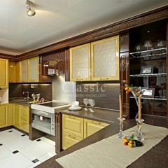 Кухня МДФ Классика золото