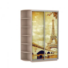 Шкаф-купе Париж Двухдверный светлый