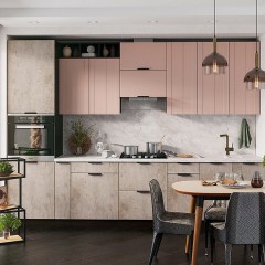 Кухня Nord Pink матовая 2