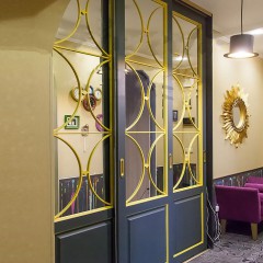 Шкаф-купе Барокко синий