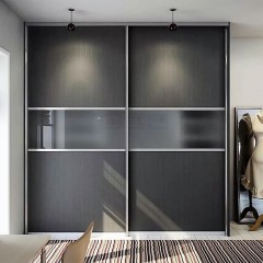 Шкаф-купе черного цвета Элин