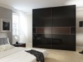 Шкаф-купе черного цвета Лурри