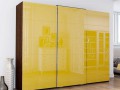 Шкаф-купе желтый Неон