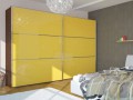 Шкаф-купе желтый Просперо