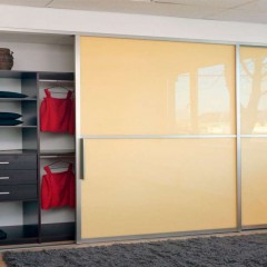 Шкаф-купе желтый Эмилио