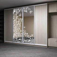 Шкаф-купе Пескоструй-Цветы