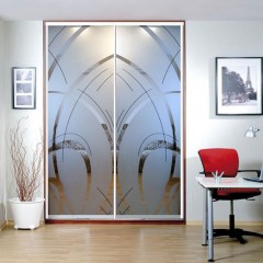 Шкаф-купе пескоструй Орнамент