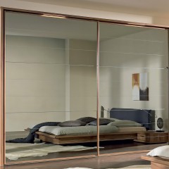 Шкаф-купе с зеркалом Санто