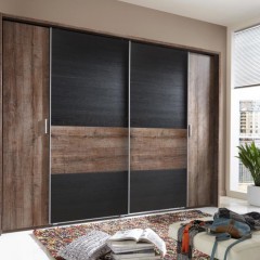 Шкаф-купе черного цвета Вонг