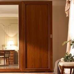 Шкаф-купе темный орех Каплан