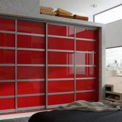 Шкаф-Купе Красный МДФ