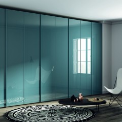 Шкаф-купе оракал Бирюза