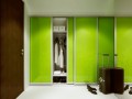 Шкаф-Купе модерн зеленый Встроенный