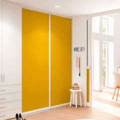 Шкаф-купе желтый Федел