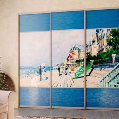 Шкаф-купе Амстердам синий