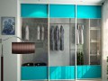 Шкаф-купе бирюзовый Николь
