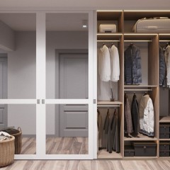 Шкаф-купе Сканди прихожая