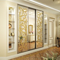 Шкаф-купе Барокко Пескоструй