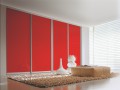 Шкаф-купе Красный Встроенный