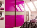Шкаф-купе Розовый встроенный оракал