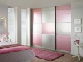 Шкаф-купе Розовый встроенный ЛДСП