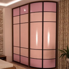 Шкаф-купе Радиальный Розовый