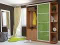 Шкаф-купе Марк в прихожую зеленый