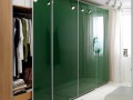 Шкаф-купе зеленый модерн 4