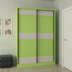 Шкаф-купе Ален в детскую зеленый