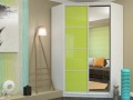 Шкаф-купе Джим зеленый
