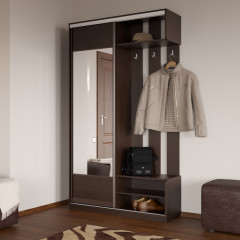 Однодверный шкаф-купе венге 2