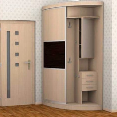 Шкаф-купе одно-дверный Радиусный фасад