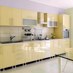 Кухня с радиусным фасадом Карла