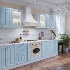 Кухня Прованс голубая патина