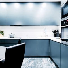 Кухня голубая Амелия