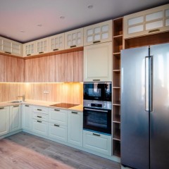 Кухня с антресолью Маура