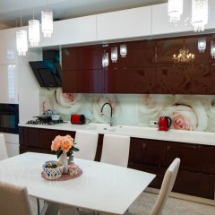 Кухня с антресолью Доната