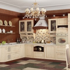 Кухня с патиной Домна