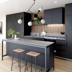 Кухня с барной стойкой Даниэла
